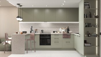 Тренды и новые цвета в дизайне современных кухонь в 2023 году в Набережном - naberezhnoe.mebel54.com | фото
