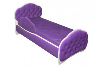 Кровать 170 Гармония 32 Фиолетовый (мягкий бортик) в Набережном - naberezhnoe.mebel54.com | фото