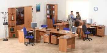 Мебель для персонала Альфа 61 Ольха в Набережном - naberezhnoe.mebel54.com | фото